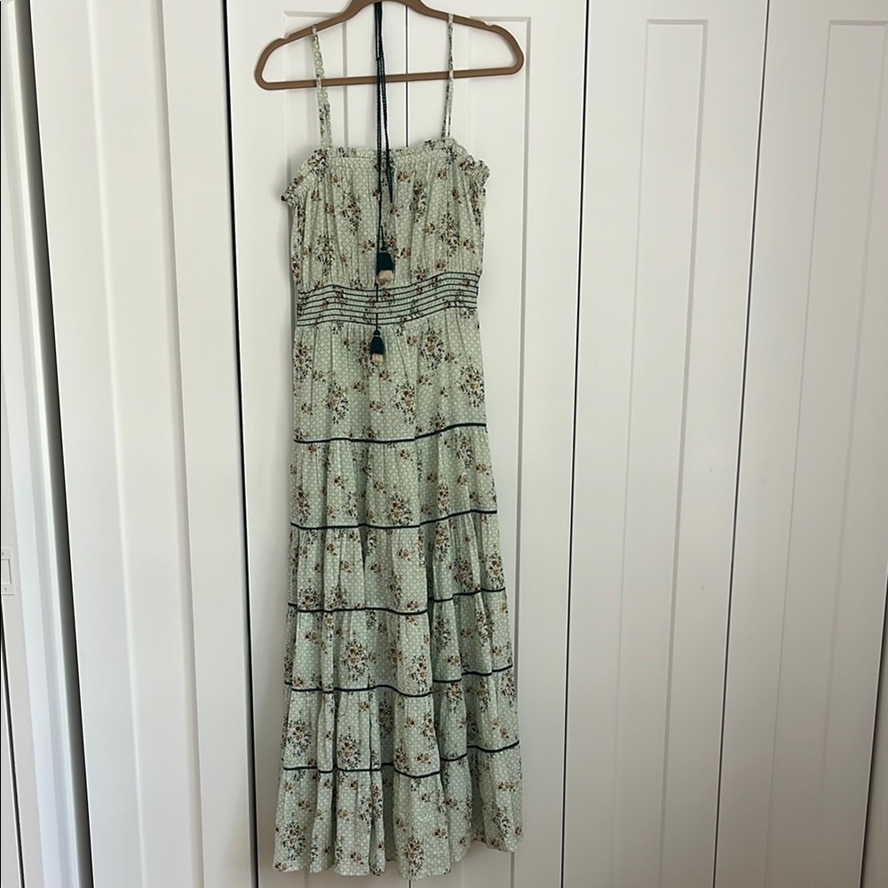 Playa Lucila Floral Maxi Dress in Green